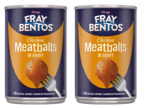 Fray Bentos Chicken Meatballs in Gravy, No Artificial Colours, Flavours or Preservatives - (Pack of 2)