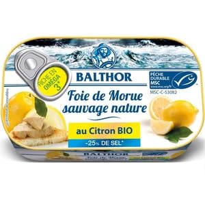 Balthor Cod Liver with Lemon 121g