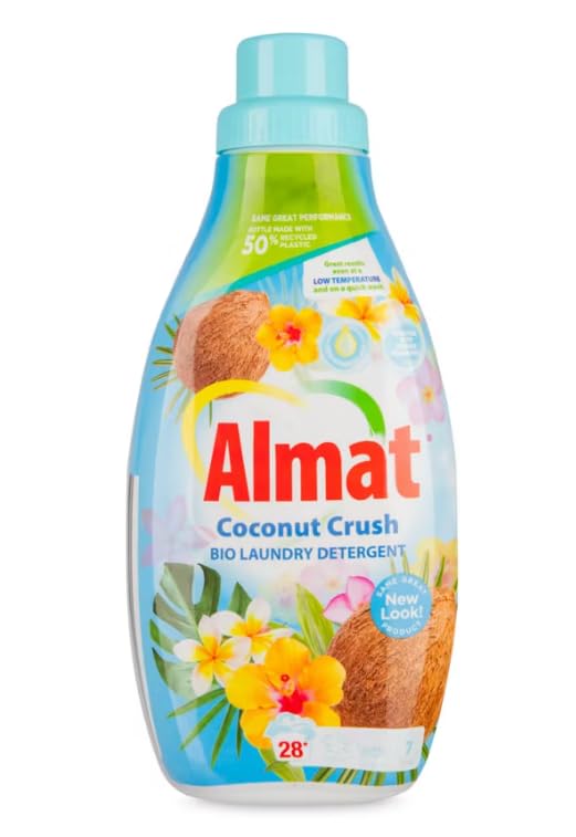 Almat Bio Laundry Detergent Coconut Crush, 28 Washes (Pack of 2)