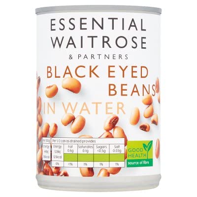 Waitrose Essential Blackeye Beans in Water, 400g