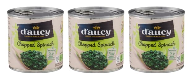 D'aucy Chopped Spinach, Pack of 3