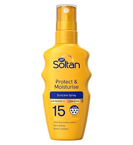 Soltan Protect & Moisturise Mini Spray - SPF15, 75ml