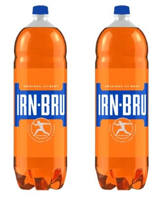 IRN-BRU Original and Best Carbonated Soft Drink, Orange, 2 Bottles