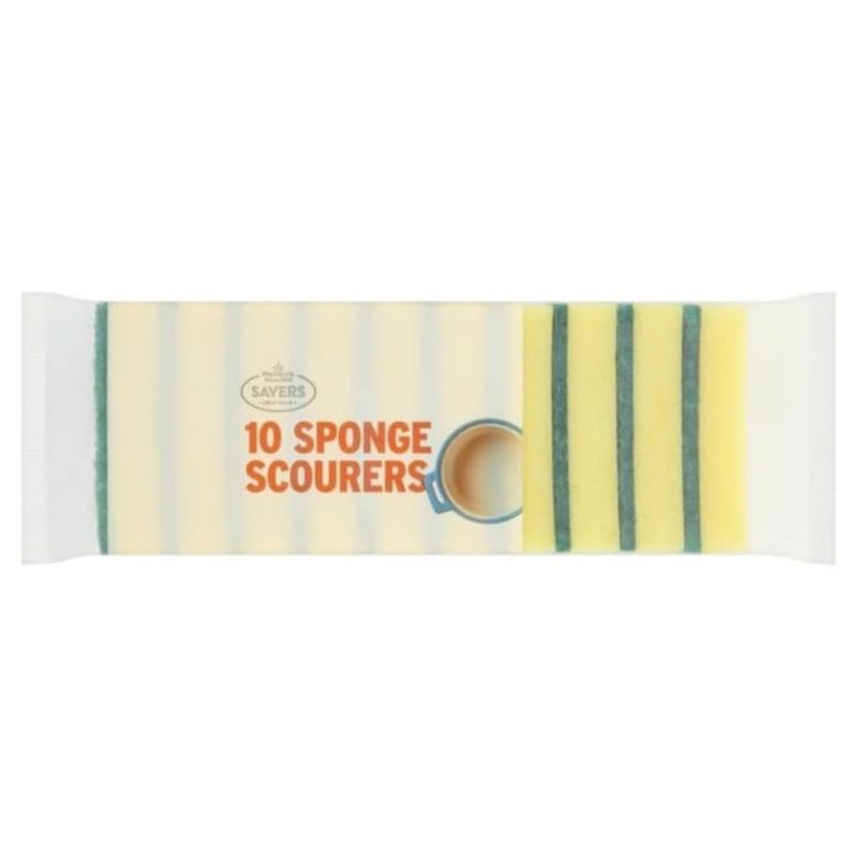 Morrisons Savers Sponge Scourers, Pack of 10