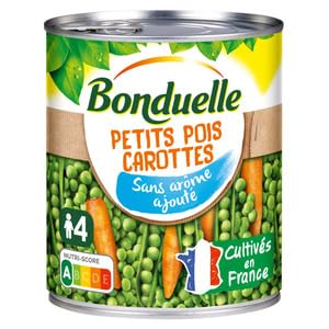 Bonduelle Petits Pois & Carrots Extra Fine 800g (530g) 4/4