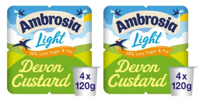Ambrosia Light Devon Custard