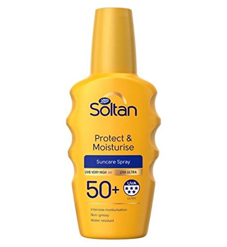 Soltan Protect & Moisturise Spray SPF50+ 200ml