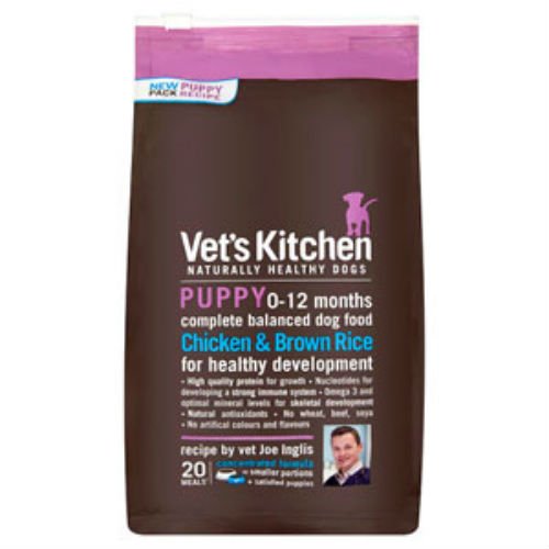 Vet's Kitchen Puppy Chicken and Brown Rice Dog Food (7.5kg)