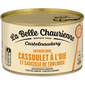 La Belle Chaurienne Cassoulet au d'Oie (1/2) 420g