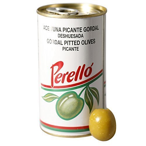 Perello Gordal Pitted Green Olives Picante, 350g