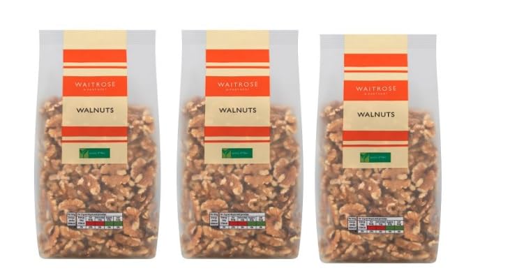 Waitrose Walnuts 400g, Pack of 3