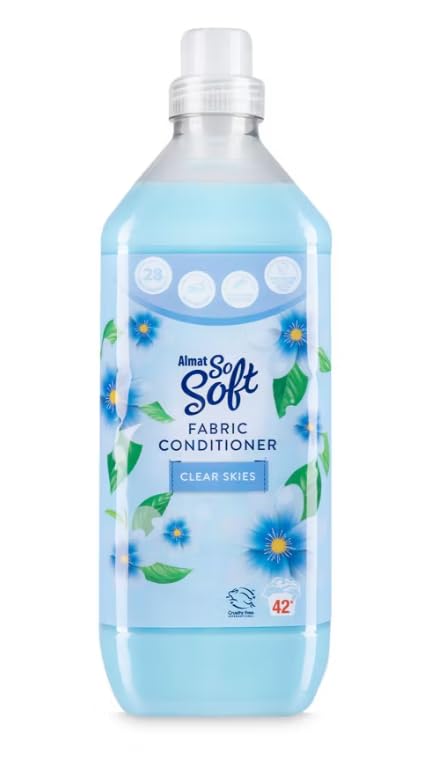 Almat So Soft Fabric Conditioner Clear Skies 1260ml (Pack of 2)