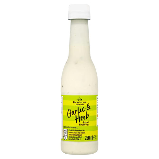 Morrisons Garlic & Herb Dressing, 250ml