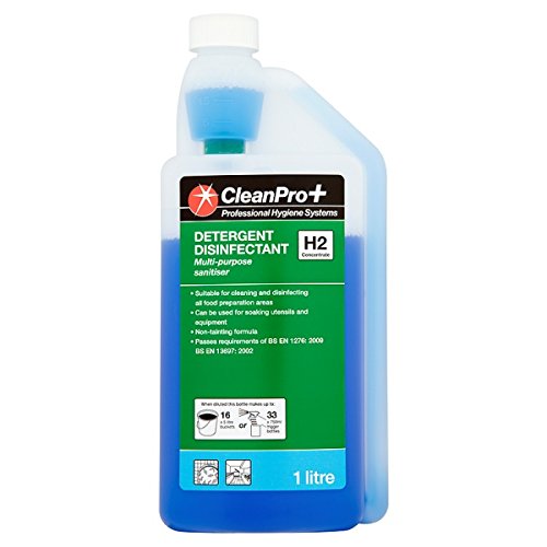 ( 1ltr Pack ) Clean Pro+ Detergent Disinfectant H2 Concentrate 1 Litre