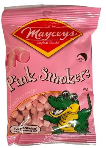 Mayceys Pink Smokers Candy, Original Classics, Grandpa's Recipe, 95g
