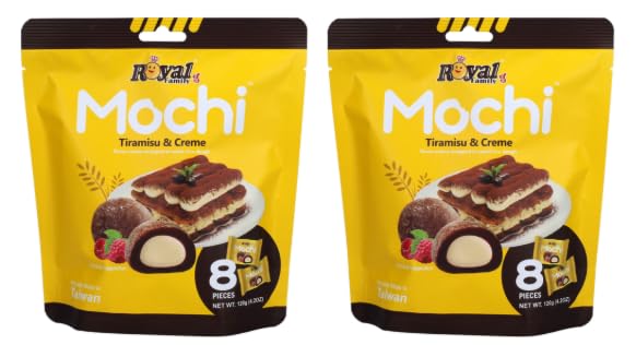 Royal Family Mochi Tiramisu & Creme Flavour, Pack of 2