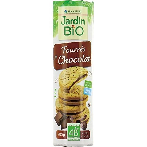 Organic garden Goa »ters filled with organic spelled cocoa 300g - ( Unit Price ) - Jardin bio goà»ters fourrés cacao à l'épeautre bio 300 g