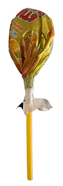 Simba Chipniks Lollipop, Mango Flavoured Bubblegum, 100g