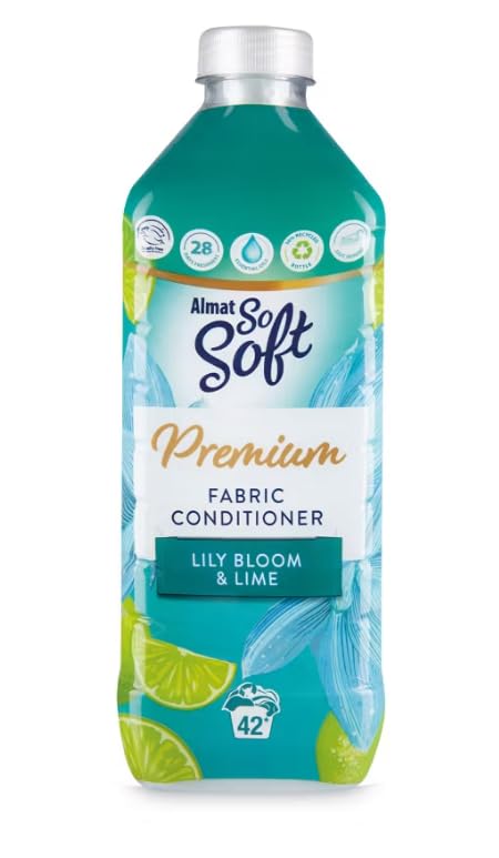 Almat So Soft Premium Fabric Conditioner Lily Bloom & Lime 1.05L (Pack of 2)