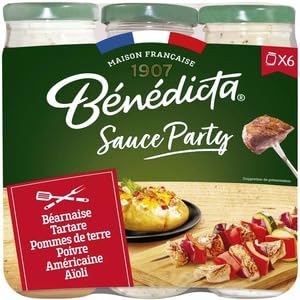 Bénédicta 6 Sauce Party Variety, (x 6) 600g,