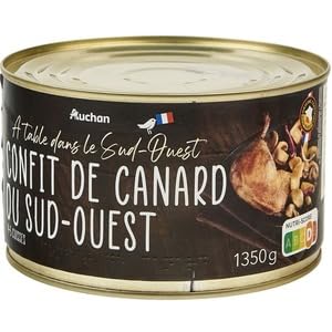 Auchan Confit de Canard du Sud-Ouest, 1350g