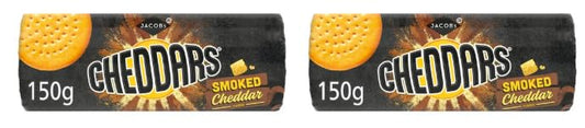 Jacobs Cheddars Smoked Cheddar Biscuits, 150g, Pack of 2