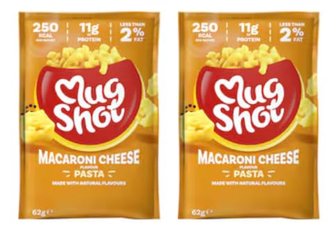 Mug Shot Macaroni Cheese Flavour Pasta, Pack of 2