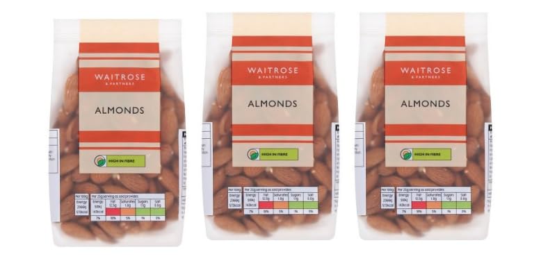 Waitrose Almonds 150g, Pack of 3