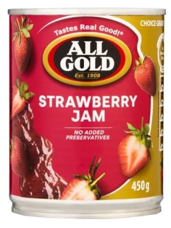 All Gold Strawberry Jam, No Added Preservatives, 450g