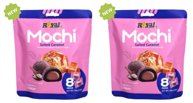 Royal Family Mochi Salted Caramel, Pack of 2