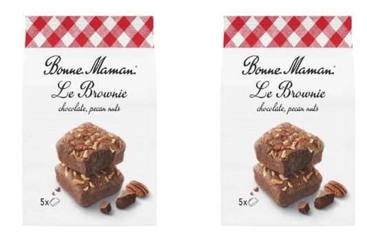Bonne Maman Le Brownie with Chocolate and Pecan Nuts - Pack of 2