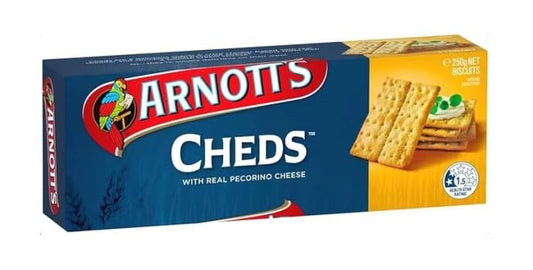 Arnotts Cheds™ Crackers with Real Pecorino Cheese, 250g