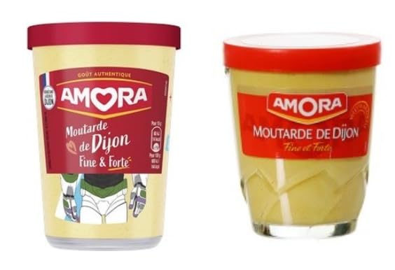 Amora Moutarde de Dijon, Fine & Forte, Authentic Flavour, Classic French Mustard