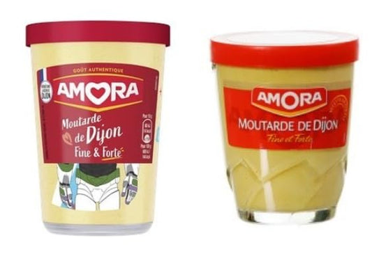 Amora Moutarde de Dijon, Fine & Forte, Authentic Flavour, Classic French Mustard