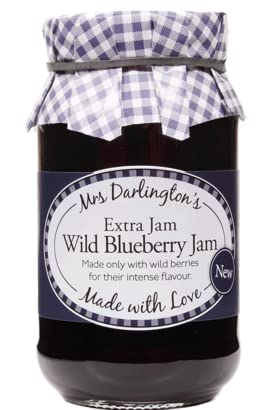 Mrs Darlington's Extra Jam Wild Blueberry Jam Gluten Free approx 340g