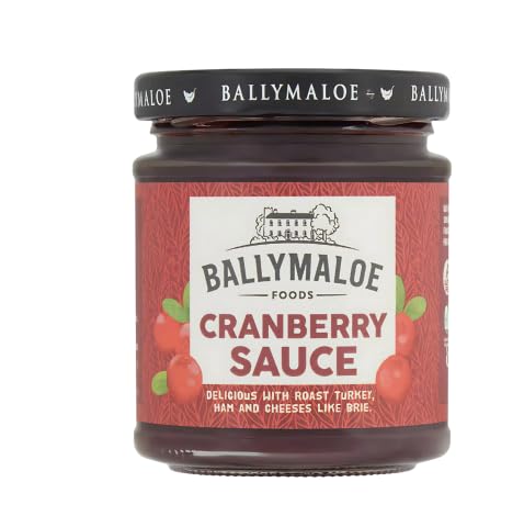 Ballymaloe Foods Cranberry Sauce, Delicious with Roast Turkey, Ham and Cheese, 210g