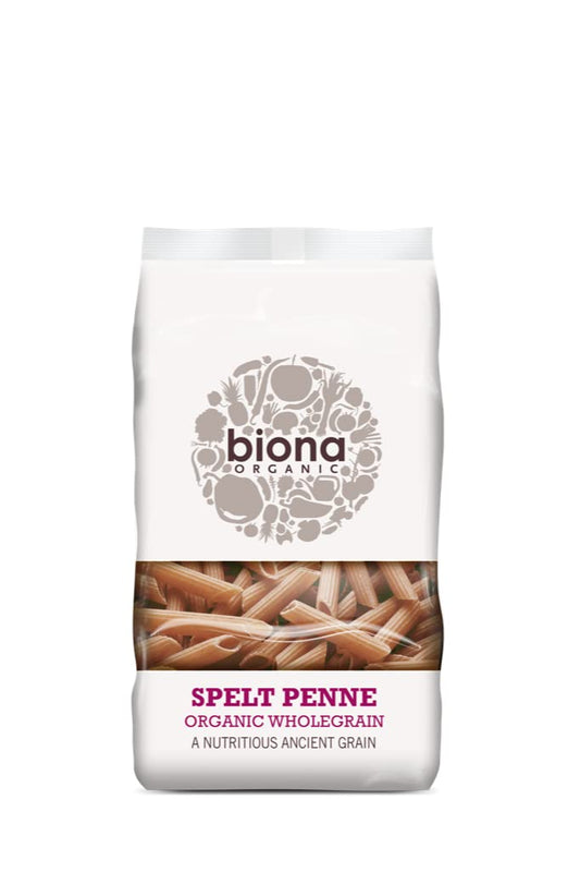 Biona Organic Wholegrain Spelt Penne Pasta 500g
