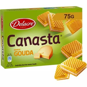 Delacre Canasta Gouda Flavour Filled Wafers, 75g