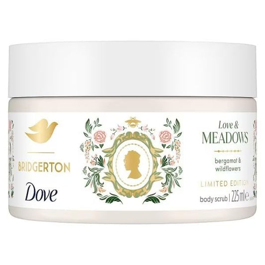 Dove Bridgerton Love & Meadows Body Scrub Jar 225ml