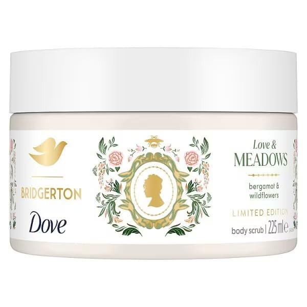 Dove Bridgerton Love & Meadows Body Scrub Jar 225ml