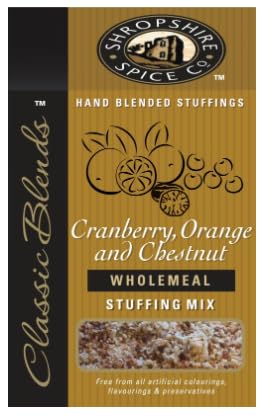 SHROPSHIRE SPICE CO. Cranberry, Orange & Chestnut Wholemeal Stuffing Mix 150g