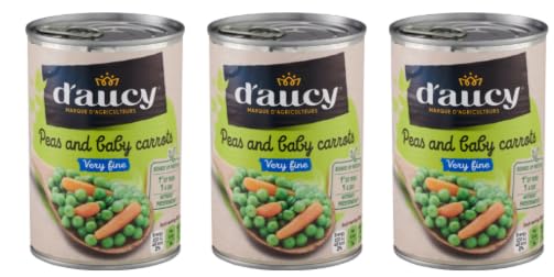 D'aucy Peas and Baby Carrots, Very Fine, Pack of 3