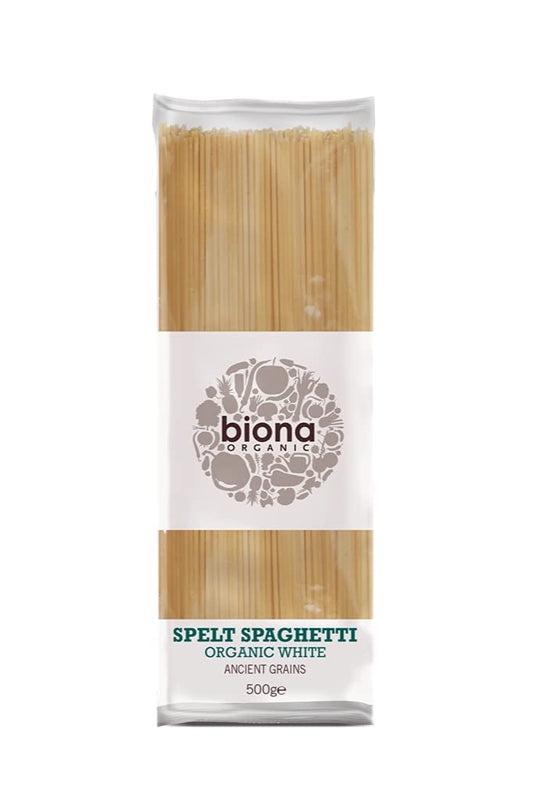 Biona Organic Spelt Spaghetti White Pasta 500g