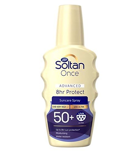 Soltan Once Advanced 8Hr Protect Suncare Spray - SPF50+, 200ml