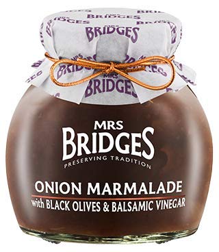 Mrs Bridges Onion Marmalade with Black Olives & Balsamic Vinegar, 285g