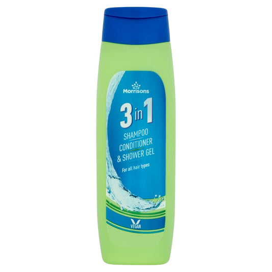Morrisons 3 in 1 Shampoo, Conditioner & Shower Gel