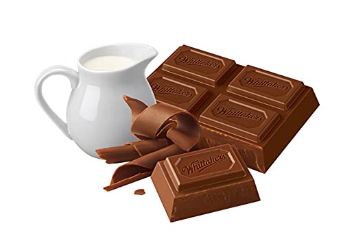 Whittaker's Creamy Milk Chocolate Block 250g (Pack of 4) （Made in New Zealand）