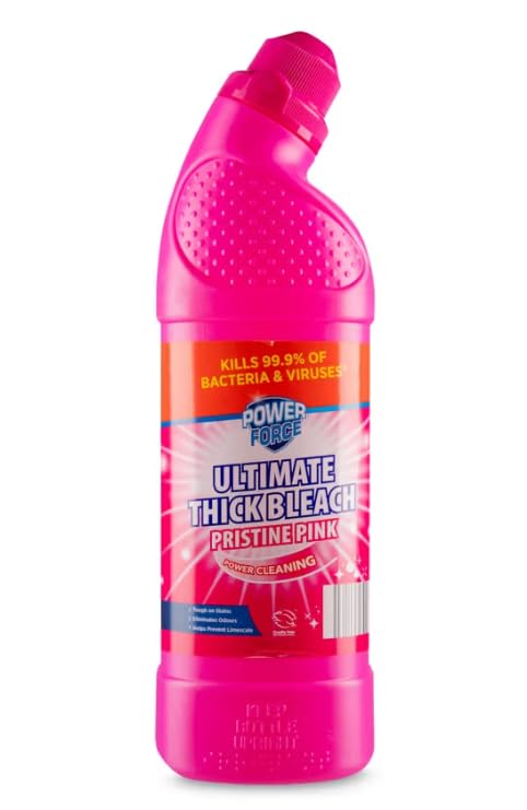 Power Force Ultimate Thick Bleach 750ml, Pink (Pack of 2)