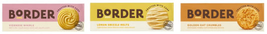 Border Biscuits Variety Pack, Viennese Whirls, Lemon Drizzle Melts, Golden Oat Crumbles