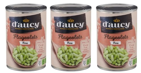 D'aucy Flageolets Fine, Pack of 3